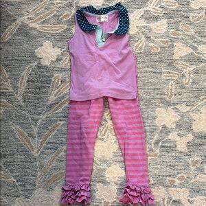 Matilda Jane Pink and Purple Kids Matching Set